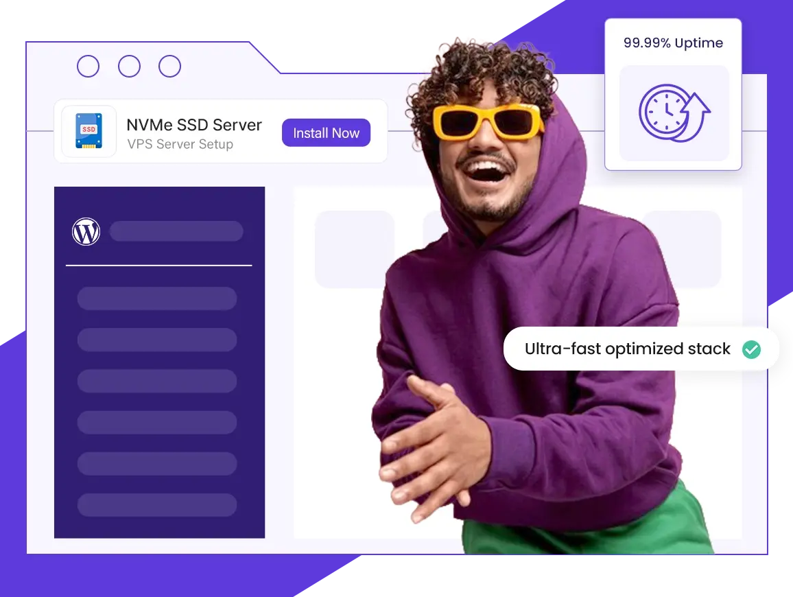 Best VPS Hosting for WordPress with NVMe SSD and 99.95% uptime | YouStable