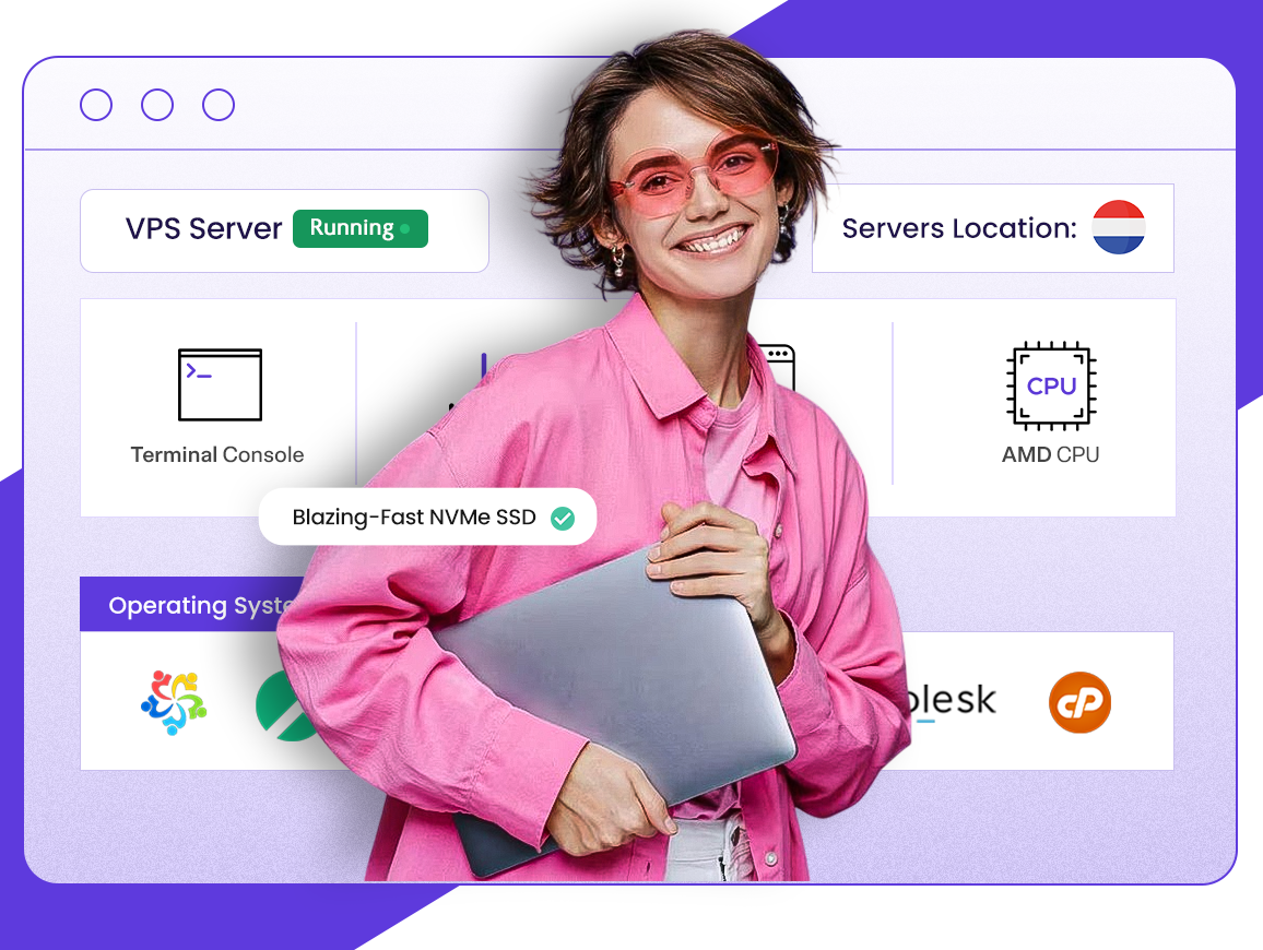 Netherlands VPS hosting server with NVMe SSD in Amsterdam data center | YouStable