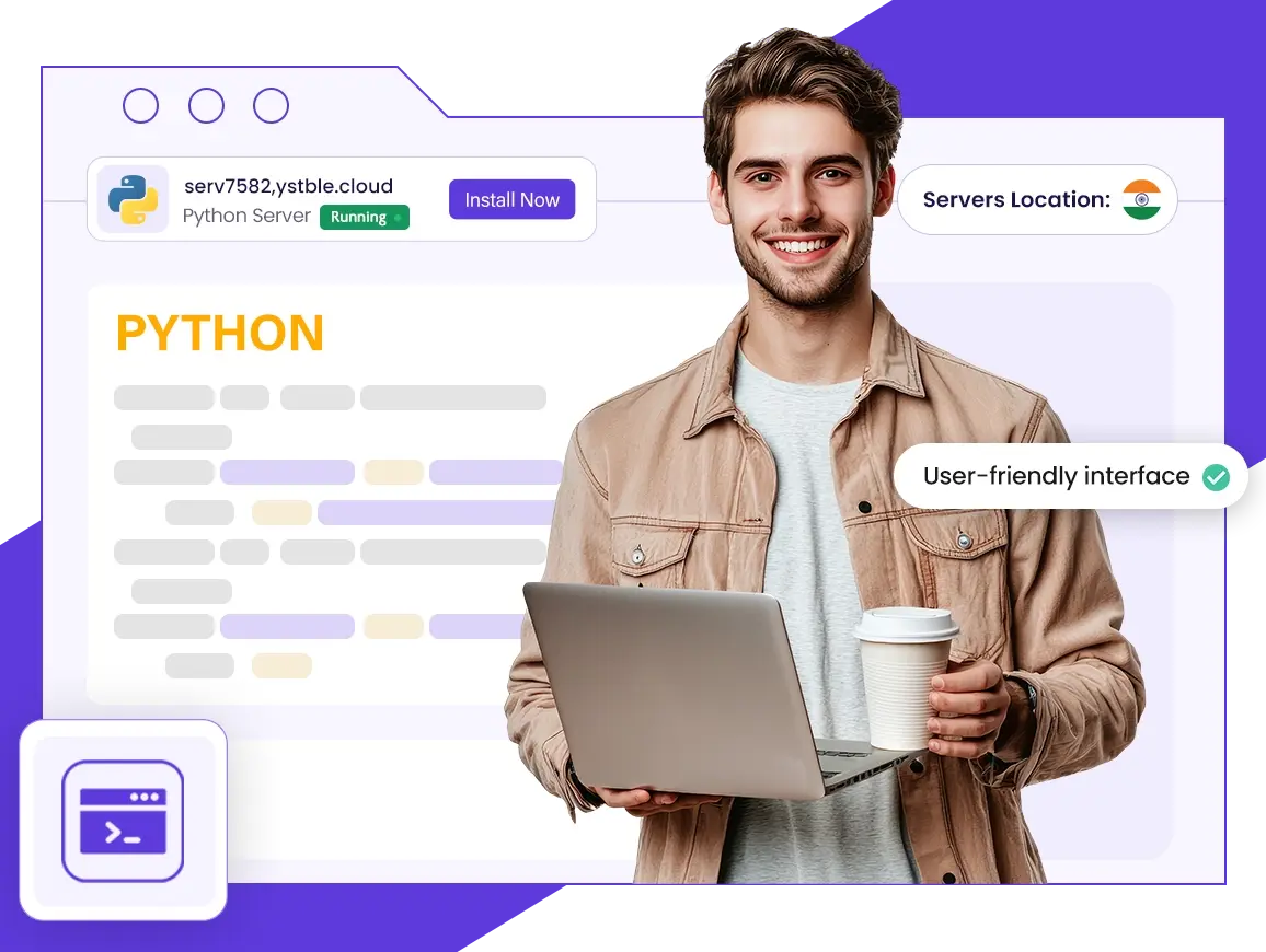 Best Python hosting India with Django and Flask on NVMe SSD | YouStable
