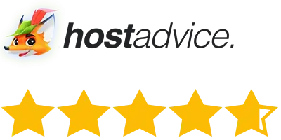 HostAdvice rating